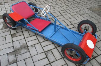 stará závodní minikára sidekar hurtovnice gravitační závody - 5