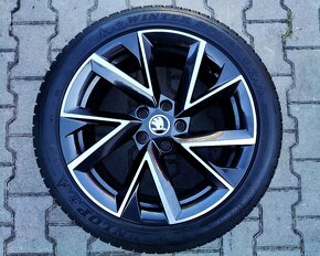 Alu kola originál Škoda Superb III 5x112 R18 Vela - 5