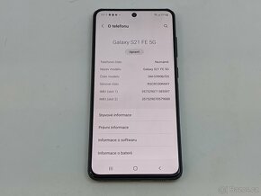 Zánovní Samsung Galaxy S21 FE 5G 6/128gb. Záruka 6 měsíců. - 5
