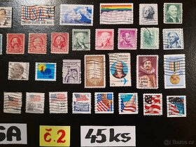 poštovní známky / USA  č.2  45ks - 5