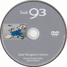 SAAB 9-3 - Nová verze map CZ a SK 5/2022 - Navigační DVD - 5