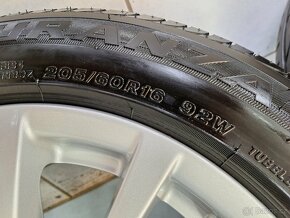 Alu kola R16 5x120 BMW + letní pneu 205/60/16 Bridgestone - 5