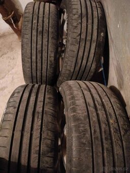 4ks alu disky orig. VW 5x100 r16 pneu 205/55 r16 - 5