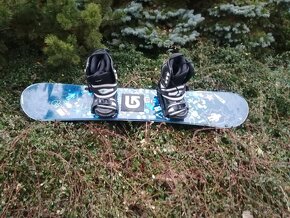 snowboard 124 + boots 37 - 5