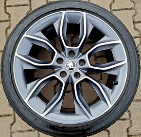 Disky originální Škoda Superb III 5x112 R19 Crater - 5