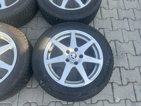 4x al kola 5x112 16 + pneu zimní 205/55 R16 - 5