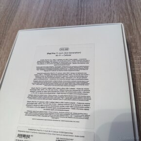 Apple iPad Pro 11" M2 Cellular 512GB Space Gray - Top Stav - 5