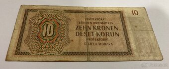 Bankovky 10 korun 1942 - 5