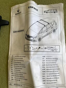 Střešní nosiče Renault Espace - 5