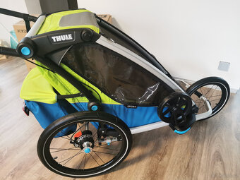 Thule Chariot Sport 1 + Jogging kit TOP STAV - 5