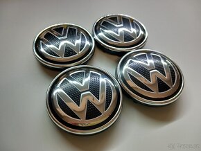 Středové krytky VW 56x52mm strukturované logo - 5