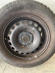 4KS 6Jx15 H2 ET47, 5x112 mm Disky + Zimní pneu 195/65R15 91T - 5