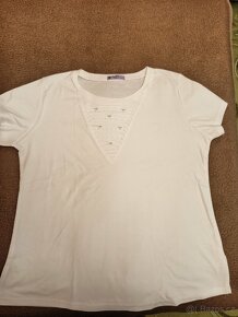 2x bílé tričko s krátkým rukávem - 5