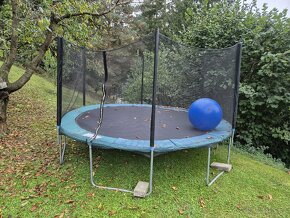 Trampolína se sítí, průměr 420 cm - 5