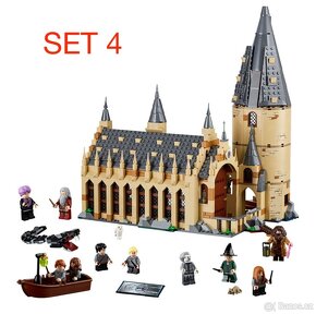 Harry Potter stavebnice 4 + figúrky - typ lego - nové - 5