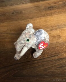 TY Elephant Beanie Baby - slon plyšový - 5