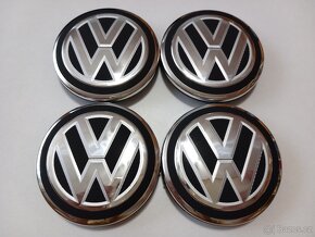 Středové krytky VW 65x56mm strukturované logo - 5