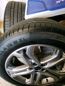 Alu kola Ford Edge KUGA 5x108 r19 Originál,pneu 6mm235/45 - 5