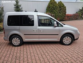 VW Caddy 1.9TDI 77kW,klima,bez koroze,tažné,výhřev,serviska. - 5