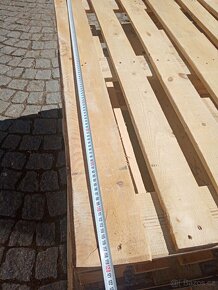 Dřevěná paleta 120 x 100 cm málo  použitá - 5