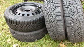 175/60 R15 M+S ZIMNÍ PNEU/kola 4x100mm, JAKO NOVÉ - 4KUSY - 5