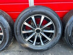 ALU kola 15" 6,5J ET35 + letní pneu Hankook 195/65/R15 - 5