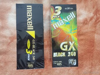 maxell GX-BLACK 240 (VHS kazety - NOVÉ) - 5