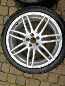 Alu kola 18", orig. AUDI, 5x100, letní pneu 225/40, Golf IV - 5