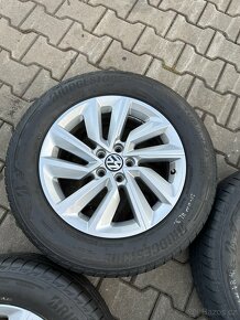 Kompletní alu VW 5x100r16+205/60/16 letní Bridgestone - 5