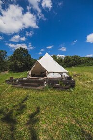 Bell Tent, glampingovy stan, bavlneny stan - 5