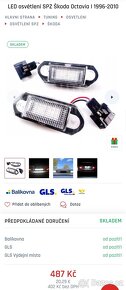 Led osvětlení SPZ Octavia 1 - NÁHRADA ZA ORIGINÁL - 5