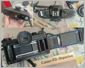 Canon AE-1 + Canon Lens 1.8/50 mm a 3.5-4.5/35-70 mm FD - 5
