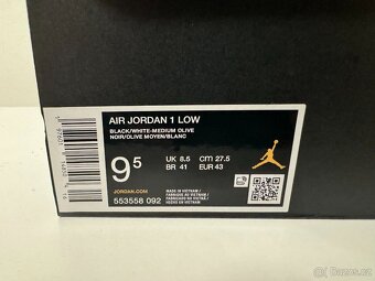 Nike Air Jordan 1 Low Medium Olive - 5