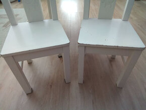 Dětský stůl+ 2 židle Ikea - 5