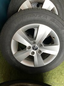 Skoda Superb,YETI,6,5 Jx16 ET41 obutí 215/60R16 - 5