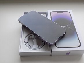 APPLE iPhone 14 Pro 256GB Deep Purple - ZÁRUKA - TOP STAV - 5