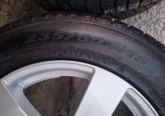 Alu kola R18 5x108 Dezent + zimní pneu 235/60/18 Pirelli - 5