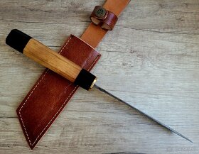 nový samurajský Damaškový nůž TANTO 27,5 cm + pouzdro - 5