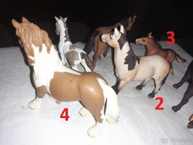 3. Koně zn. Schleich, Mustang, Tinker v zachovalém stavu - 5