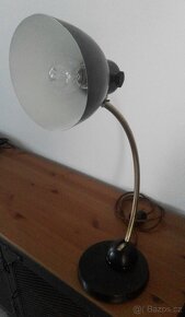 Starožitná industriální stolní lampa - 5