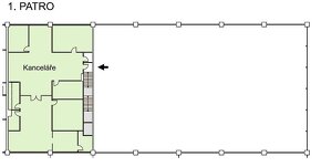 Nájem skladu, prodejny a kanceláře, 1393 m2, ČESTLICE (D1) - 5