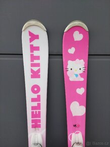 Dívčí lyže HELLO KITTY, 120 cm + lyžáky LANGE - 5