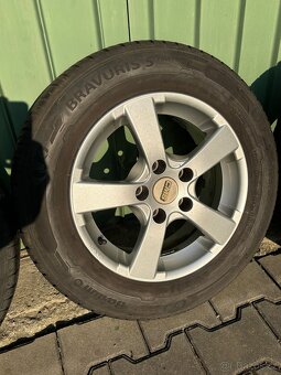 ALU kola 5x112 15”s letním pneu 195/65 R15 - 5