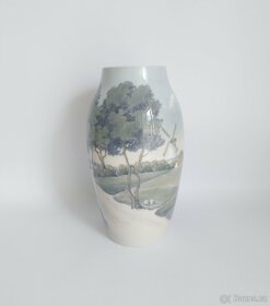 Velká porcelánová váza Kodaň - Bing&Grondahl - 5