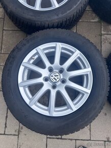 4x ALU disk - zimní Dunlop Sport 5 215/60 R16 pro ŠKODA, VW - 5