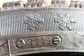 215/45R17 zimní pneumatiky se vzorkem 2krát 4-5mm a 2krát - 5