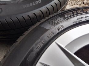 Originál ALU Škoda 7x17 5x112 ET46 Rotare + letní Michelin - 5