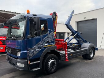 MERCEDES ATEGO 1224 HÁKOVÝ NOSIČ KONTEJNERŮ HYDRAULICKÁ RUKA - 5