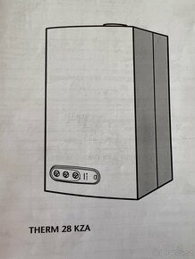 THERM 28 KZA Plynový kotel se zásobníkem, funkční, na dily. - 5