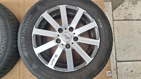 Alu kola Hyundai 15" 5x114,3 letní pneu 185/65 R15 5-7mm i30 - 5